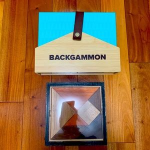 Lot of 2 Games Backgammon & Tangram